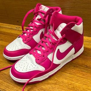 Nike women’s Dunk High ‘Pink Prime’ Sneakers